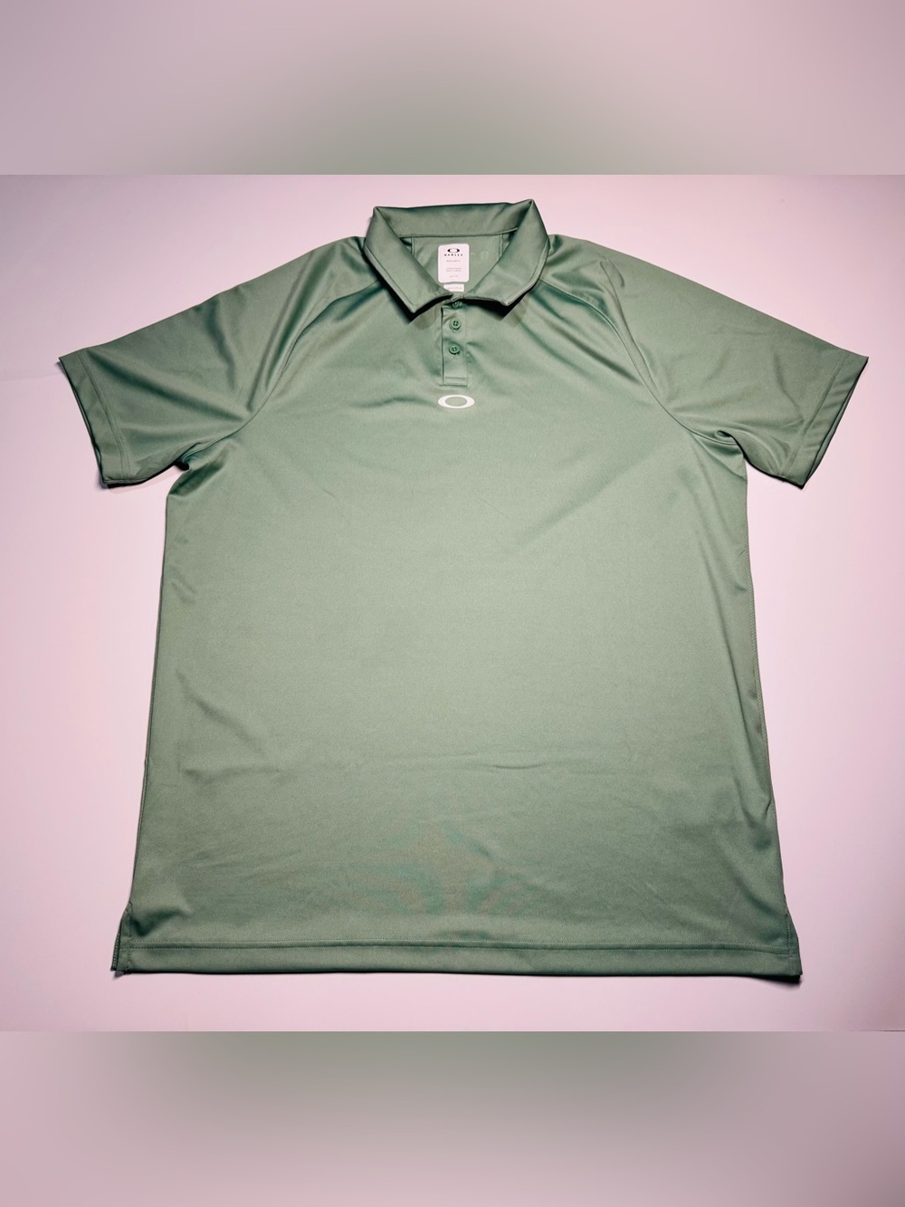 Oakley Men’s Sage Green Regular Fit Golf Polo Size XL